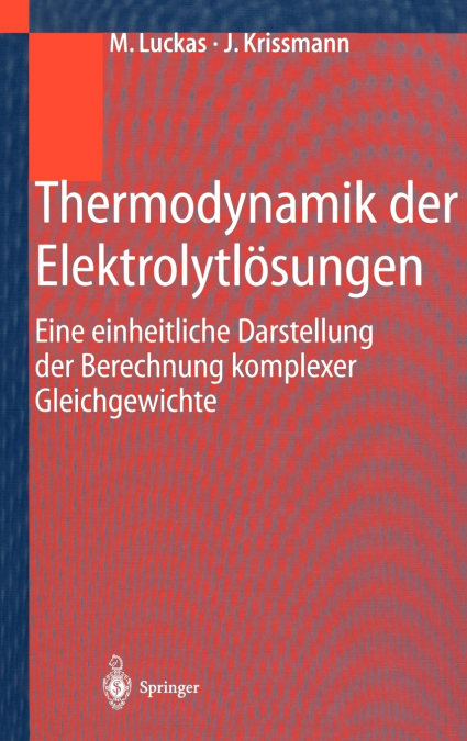 Thermodynamik der Elektrolytlösungen