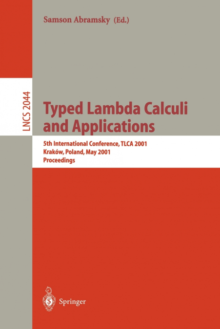 Typed Lambda Calculi and Applications