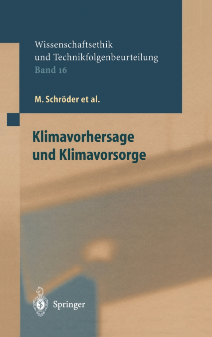 Klimavorhersage Und Klimavorsorge
