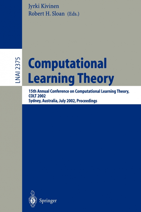 Computational Learning Theory