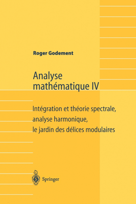 Analyse Mathematique IV