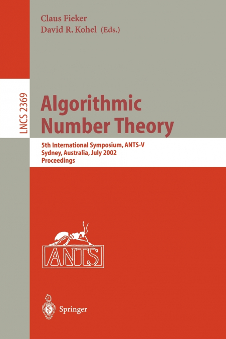Algorithmic Number Theory