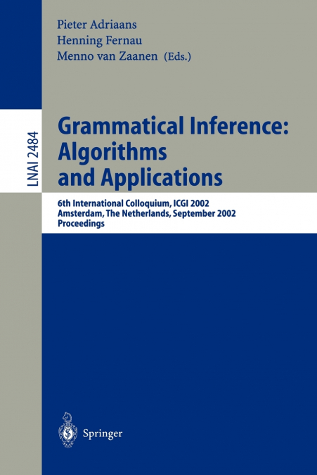 Grammatical Inference