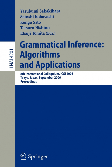 Grammatical Inference