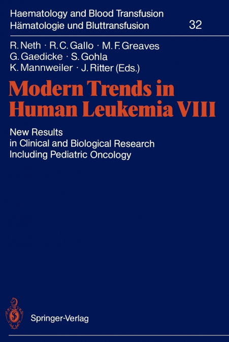 Modern Trends in Human Leukemia VIII