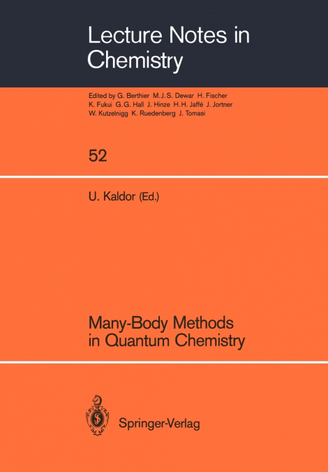 Many-Body Methods in Quantum Chemistry