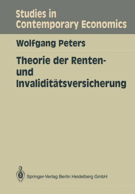 Theorie der Renten- und Invaliditätsversicherung