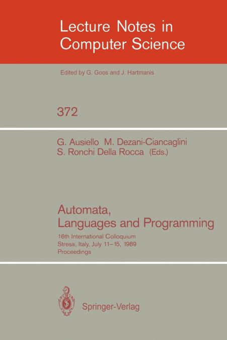 Automata, Languages and Programming
