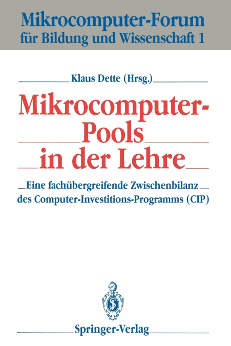 Mikrocomputer-Pools in der Lehre
