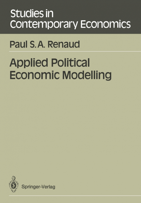 Applied Political Economic Modelling
