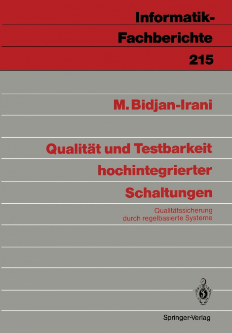 Qualität und Testbarkeit hochintegrierter Schaltungen