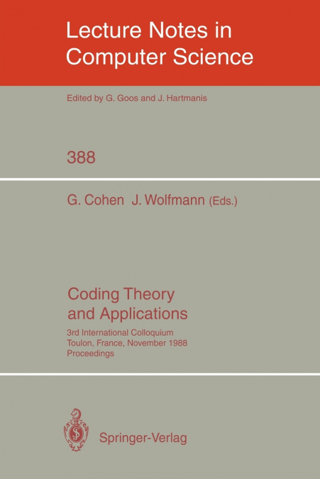 Coding Theory and Applications