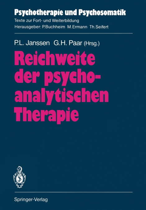 Reichweite der psychoanalytischen Therapie