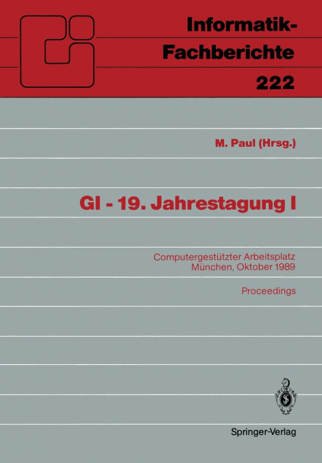 GI - 19. Jahrestagung I