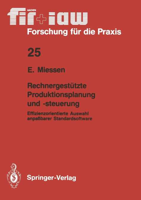 Rechnergestützte Produktionsplanung und -steuerung
