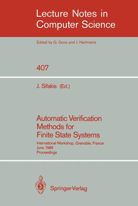Automatic Verification Methods for Finite State Systems