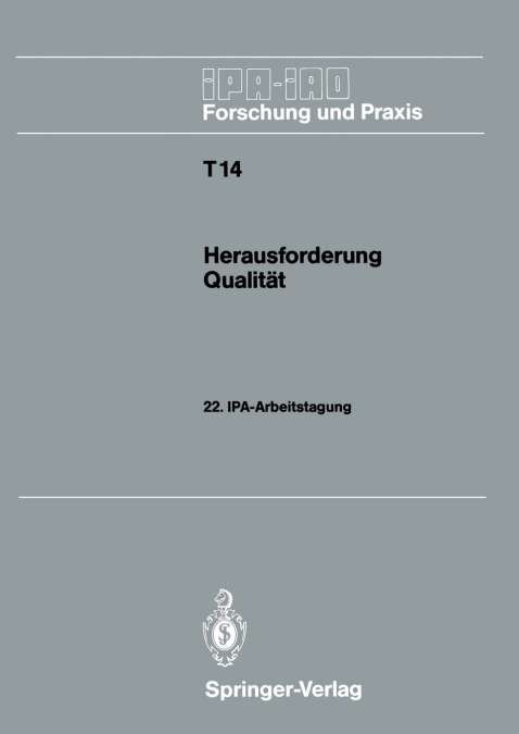 Herausforderung Qualität