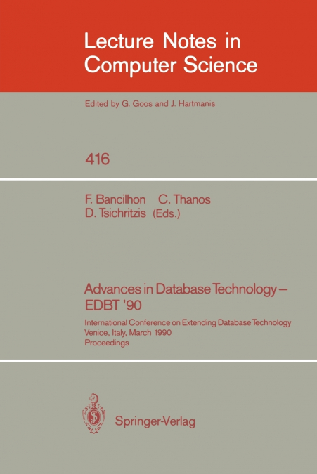 Advances in Database Technology - EDBT ’90