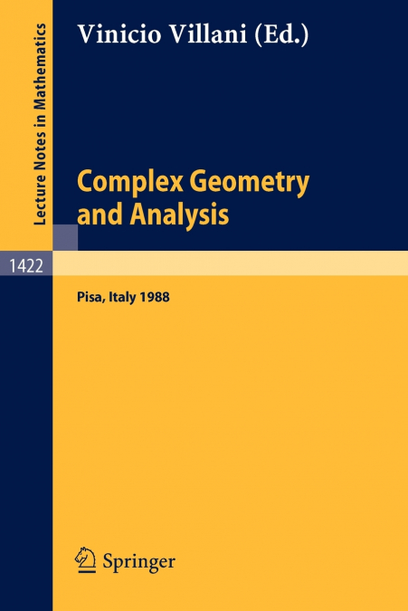 Complex Geometry and Analysis