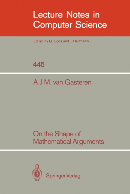 On the Shape of Mathematical Arguments