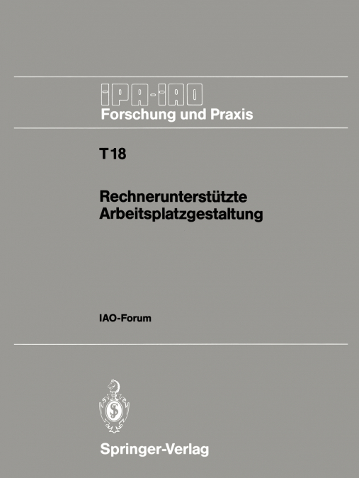 Rechnerunterstutzte Arbeitsplatzgestaltung