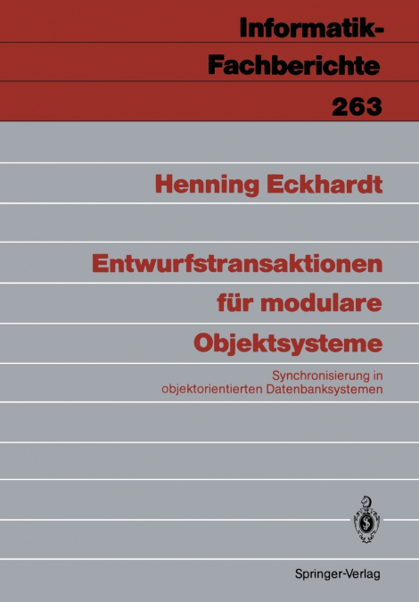 Entwurfstransaktionen für modulare Objektsysteme