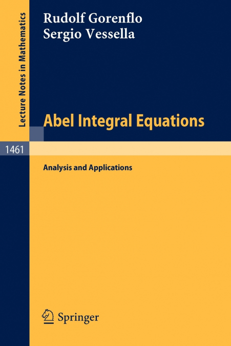 Abel Integral Equations