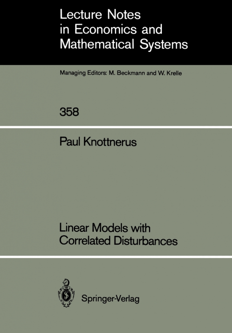 Linear Models with Correlated Disturbances