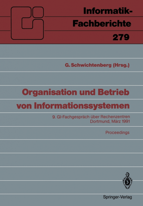 Organisation und Betrieb von Informationssystemen