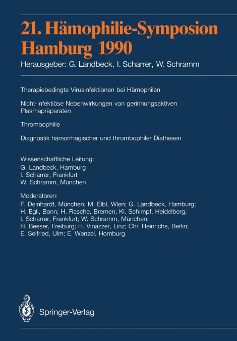 21. Hämophilie-Symposion