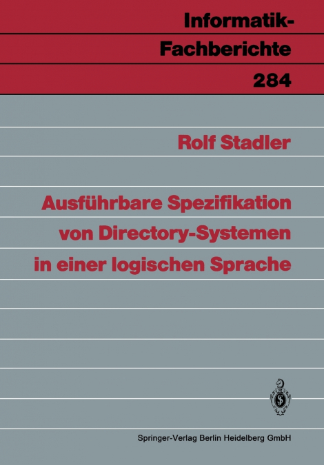 Ausführbare Spezifikation von Directory-Systemen in einer logischen Sprache