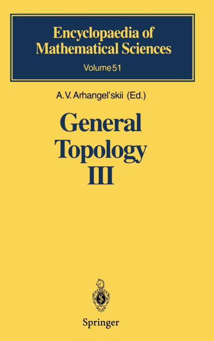 General Topology III