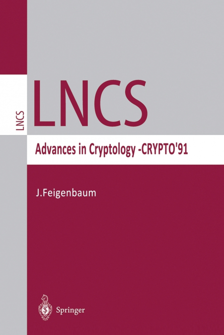 Advances in Cryptology Crypto 91