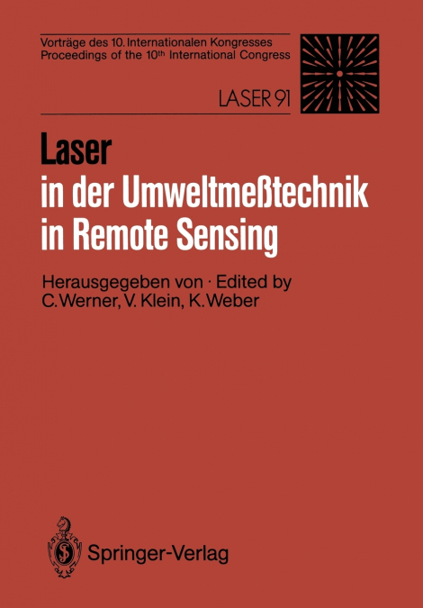 Laser in Der Umweltmesstechnik / Laser in Remote Sensing