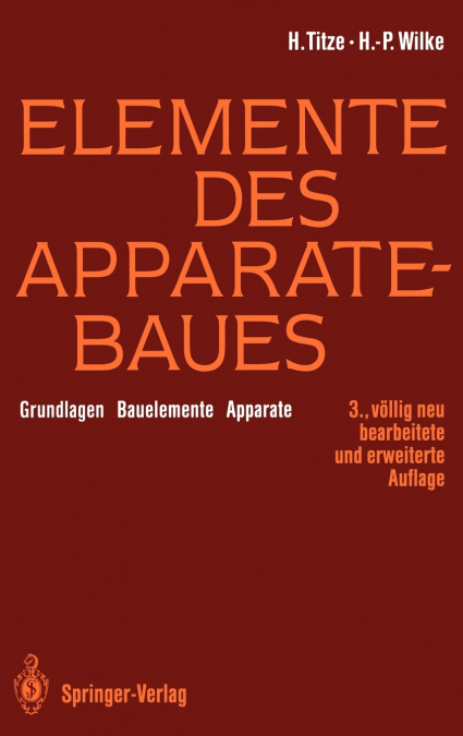 Elemente des Apparatebaues