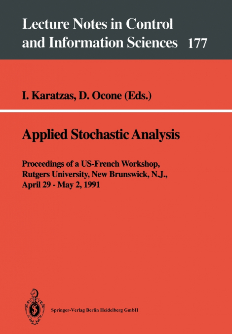 Applied Stochastic Analysis