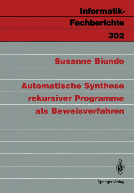 Automatische Synthese rekursiver Programme als Beweisverfahren
