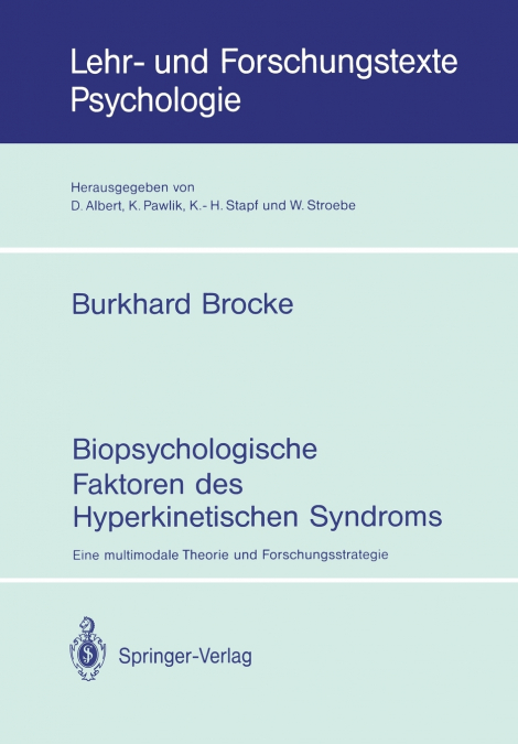 Biopsychologische Faktoren des Hyperkinetischen Syndroms