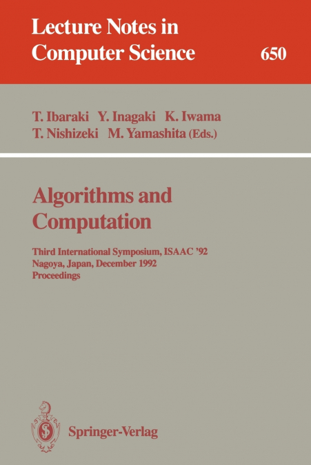 Algorithms and Computation