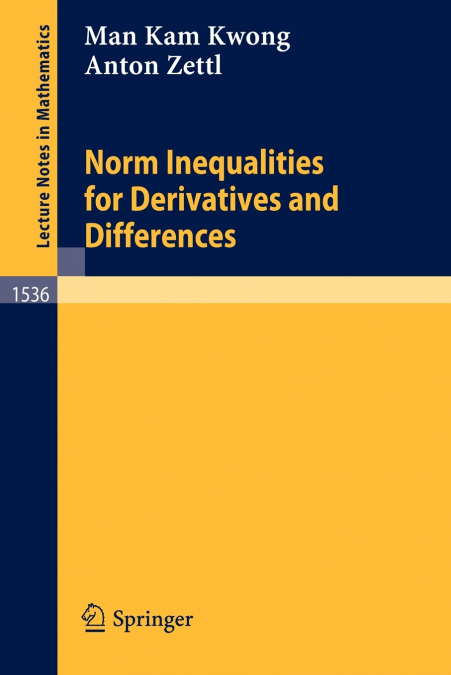 Norm Inequalities for Derivatives and Differences