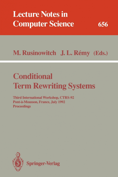 Conditional Term Rewriting Systems
