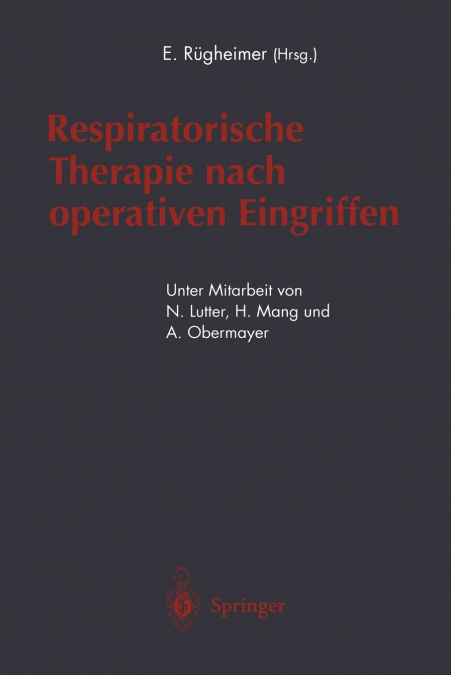Respiratorische Therapie nach operativen Eingriffen