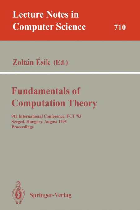 Fundamentals of Computation Theory