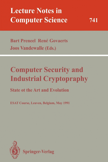 Computer Security and Industrial Cryptography