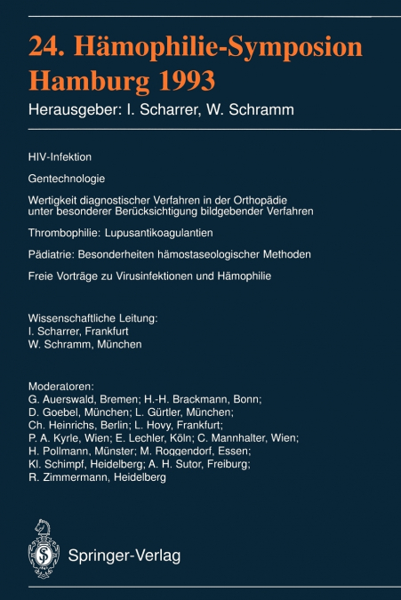 24. Hämophilie-Symposion