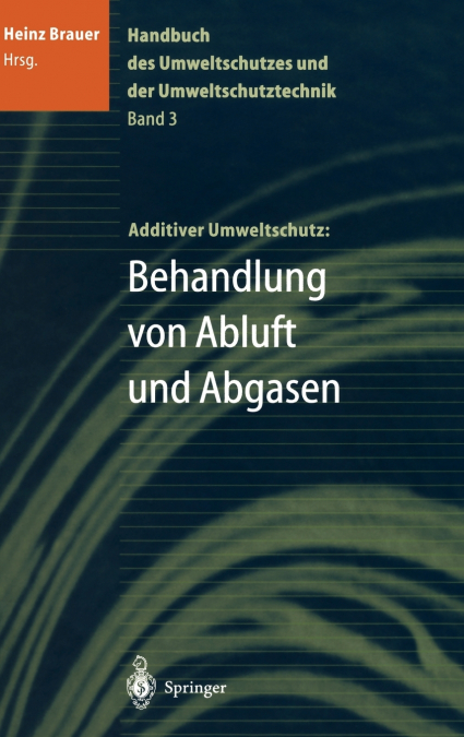 Handbuch des Umweltschutzes und der Umweltschutztechnik
