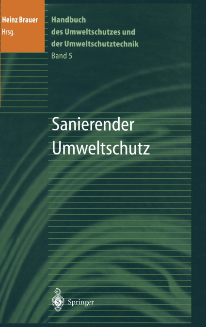 Handbuch Des Umweltschutzes Und Der Umweltschutztechnik