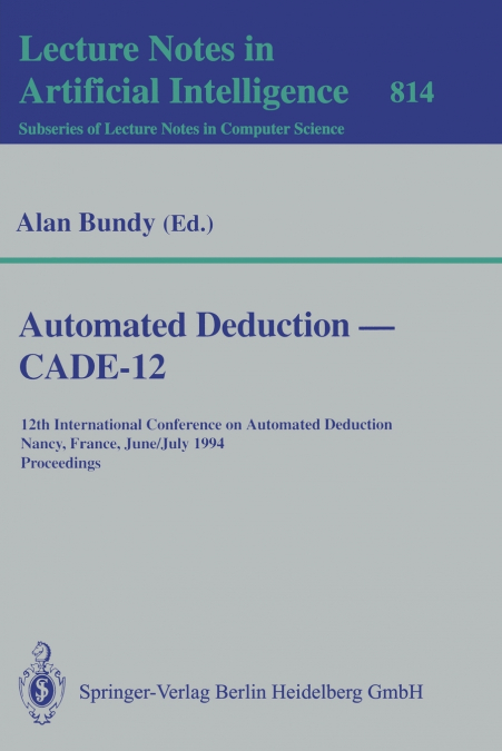 Automated Deduction - CADE-12
