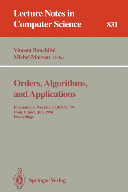 Orders, Algorithms and Applications