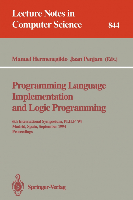 Programming Language Implementation and Logic Programming